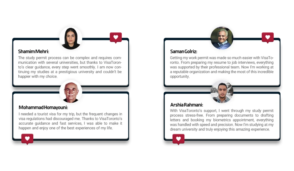 visatornto testimonial